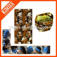 Cheap wholesale printed elastic multi seamless scarf